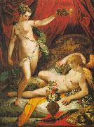 Jacopo Zucchi Amor and Psyche Spain oil painting artist